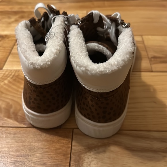 Universal Thread “Tilly” Brown Leopard Print High Tops, Sz 10, New! - Picture 4 of 5